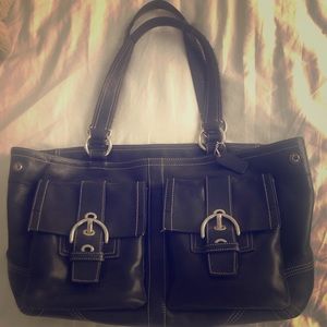 Black Coach purse (large)